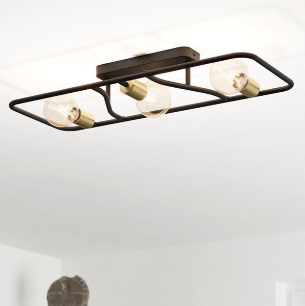 Eglo 900367 - Stropné svietidlo MESSINARO 3xE27/40W/230V