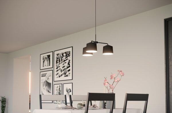 Eglo 900446 - Luster na lanku CAGUANES 3xE27/40W/230V