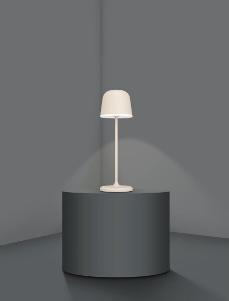 Eglo 900461-LED Stmievateľná vonkajšia lampa MANNERA 2,2W/5V 1800mAh béžová IP54