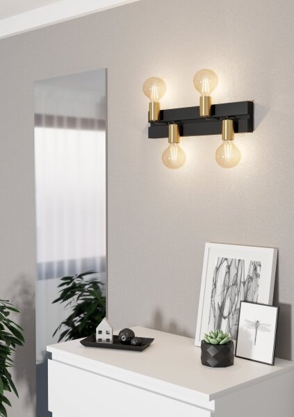Eglo 900509 - Stropné svietidlo MACCHIONE 4xE27/10W/230V