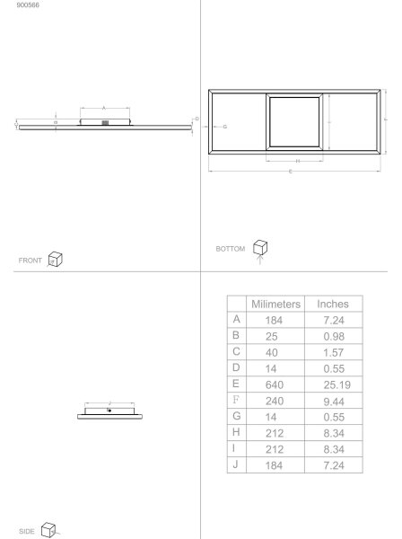 Eglo 900566 - LED RGBW Stmievateľné stropné svietidlo CALAGRANO-Z LED/21W/230V