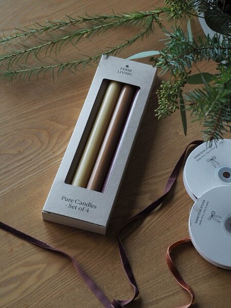 Sviečky Pure Calm Blend 30 cm – set 4 ks