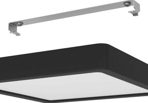 Eglo 900587 - LED stmievateľné stropné svietidlo FUEVA LED/17W/230V čierne