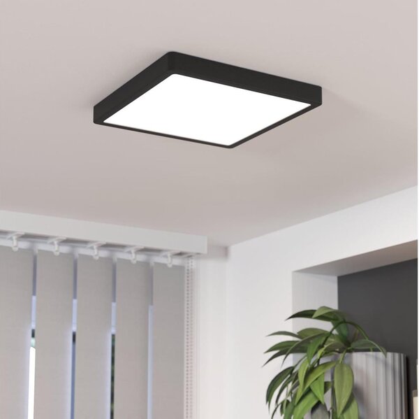 Eglo 900588 - LED stmievateľné stropné svietidlo FUEVA LED/20,5W/230V čierna