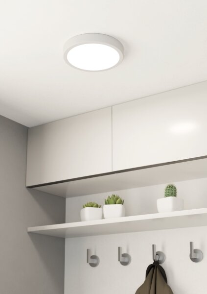 Eglo 900654 - LED kúpeľňové stropné svietidlo FUEVA LED/17W/230V biela IP44