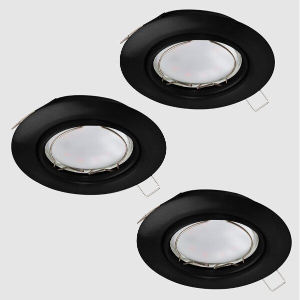 Eglo 900752 - SADA 3x LED Podhľadové svietidlo PENETO 1xGU10/4,6W/230V