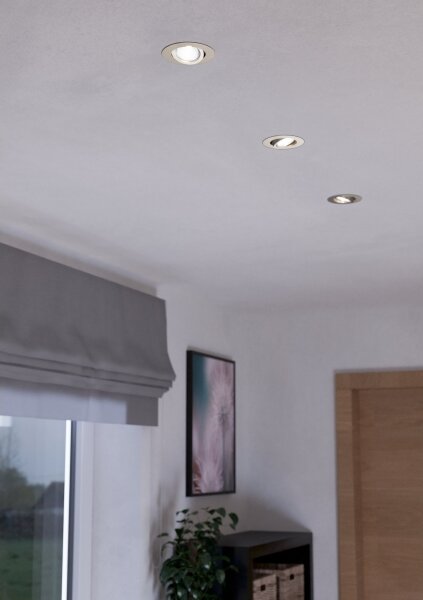 Eglo 900746 - SADA 3xLED Stmievateľné svietidlo SALICETO 3xLED/6W/230V chróm