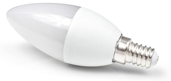 LED žiarovka C37 - E14 - 10W - 830 lm - teplá biela BERGE