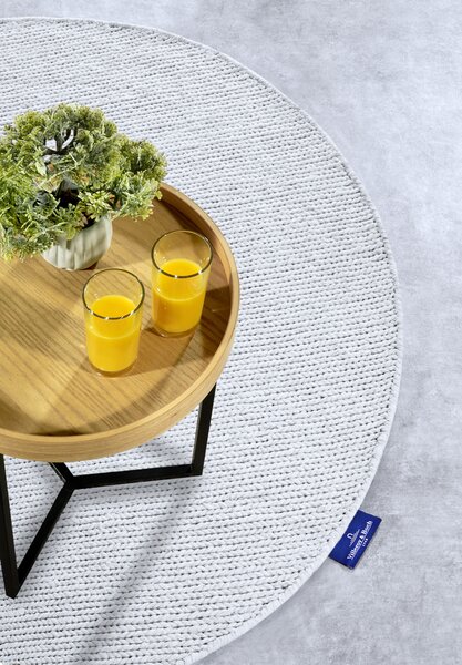 Villeroy & Boch , Kusový koberec 106048 White kruh, 160x160 (priemer) kruh, biela, obývacia izba