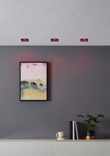 Eglo 900763 - LED RGBW Stmievateľné podhľadové svietidlo CAROSSO-Z 4,7W/230V čierna