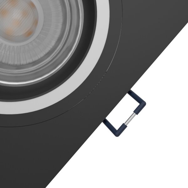 Eglo 900763 - LED RGBW Stmievateľné podhľadové svietidlo CAROSSO-Z 4,7W/230V čierna