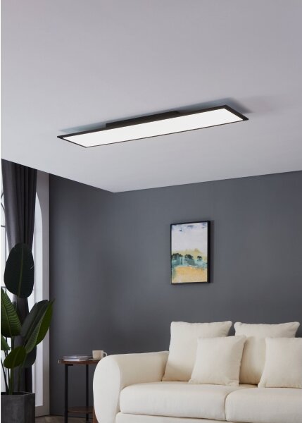 Eglo 900821 - LED Stropné svietidlo SALOBRENA LED/33W/230V 120x30 cm čierna