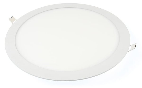 BERGE LED panel kruhový - 300x300x17mm vstavaný - 24W - 230V - 1900Lm - teplá biela
