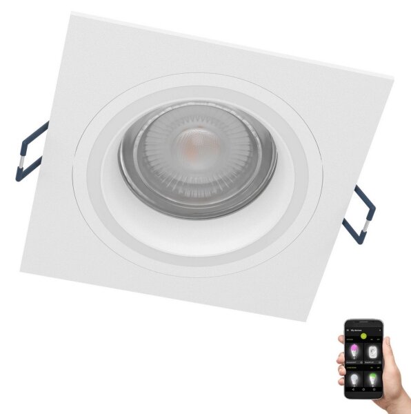 Eglo 900765 - LED RGBW Stmievateľné podhľadové svietidlo CAROSSO-Z 4,7W/230V biela