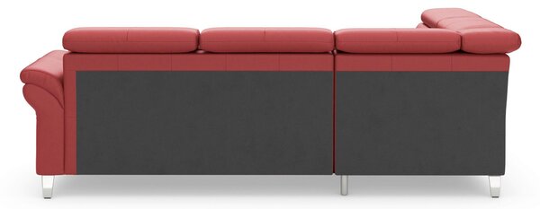 ROHOVÁ SEDAČKA, koža, červená Sit & More - Sedačky, Online Only