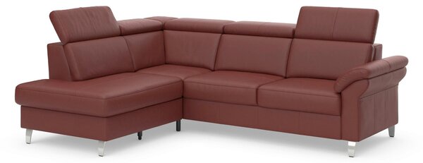 ROHOVÁ SEDAČKA, koža, červenohnedá Sit & More - Sedačky, Online Only