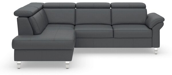 ROHOVÁ SEDAČKA, koža, čierna Sit & More - Sedačky, Online Only