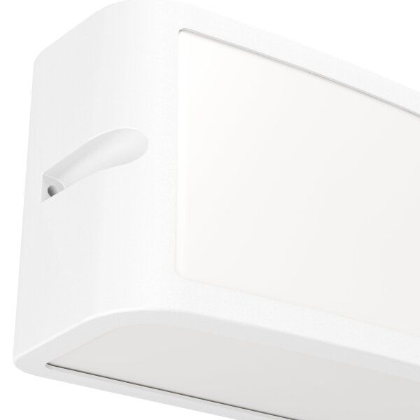 Eglo 900807 - LED Vonkajšie nástenné svietidlo CAMARDA LED/10,5W/230V biela IP54