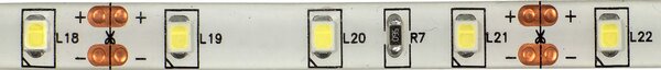 ECOLIGHT LED pásik - SMD 2835 - 5m - 60LED/m - 4,8 W/m - IP65 - studená biela