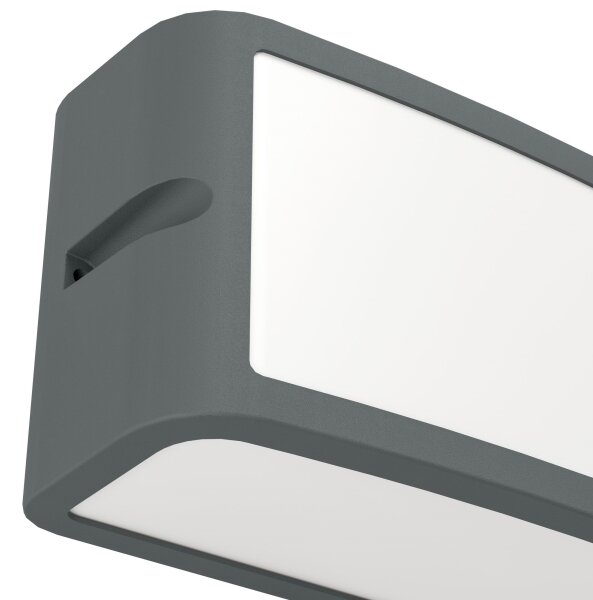 Eglo 900808- LED Vonkajšie nástenné svietidlo CAMARDA LED/10,5W/230V antracit IP54