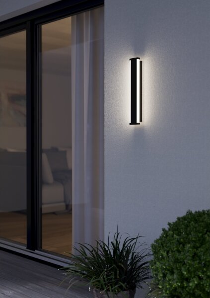 Eglo 900676 - LED Vonkajšie nástenné svietidlo NEVIANO 2xLED/3,7W/230V 3000K IP55