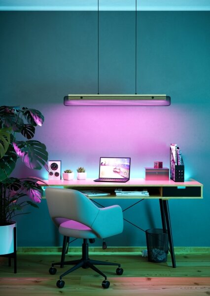 Eglo 900702 - LED RGBW Stmievateľný luster na lanku KOKOMO-Z LED/34W/230V