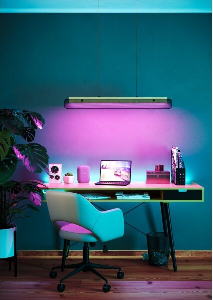 Eglo 900702 - LED RGBW Stmievateľný luster na lanku KOKOMO-Z LED/34W/230V