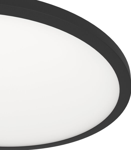 Eglo 900761-LED Stmievateľné stropné svietidlo SARSINA-Z 33,5W/230V pr.45 cm čierna