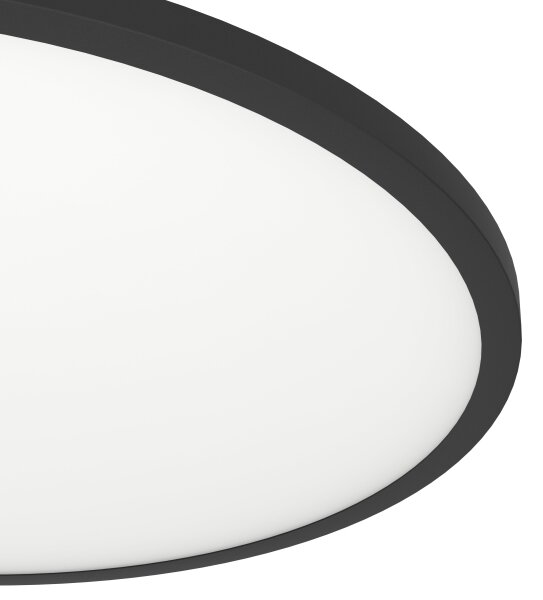 Eglo 900762 -LED Stmievateľné stropné svietidlo SARSINA-Z 41W/230V pr. 60 cm čierna