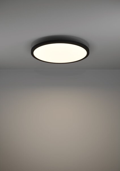Eglo 900761-LED Stmievateľné stropné svietidlo SARSINA-Z 33,5W/230V pr.45 cm čierna
