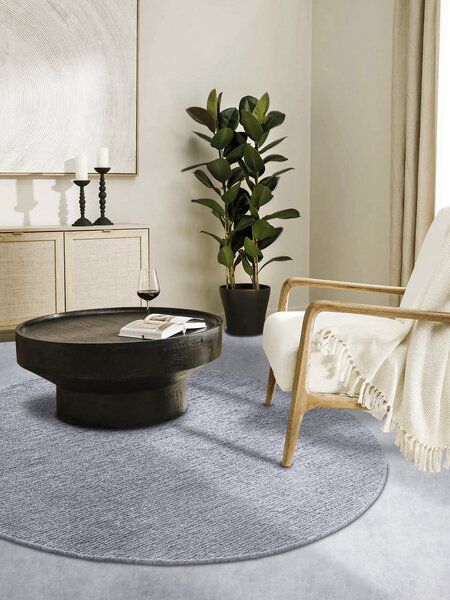 Villeroy & Boch Kusový koberec 106050 Silver kruh, 160x160 (priemer) kruh, šedá, obývacia izba