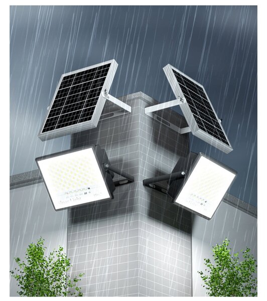 BERGE Solárne LED svietidlo DAKAR - 50W - PIR