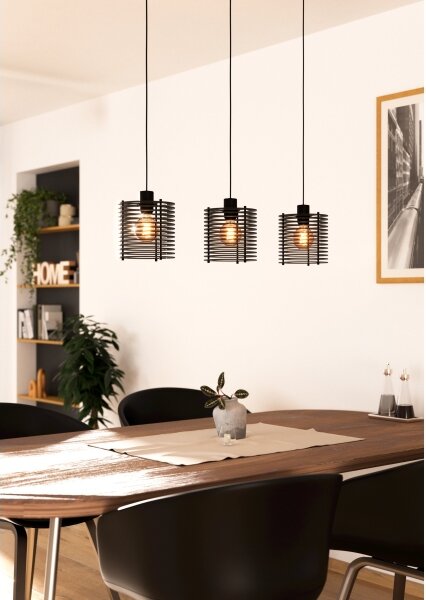 Eglo 900738 - Luster na lanku SEGOVIA 3xE27/40W/230V