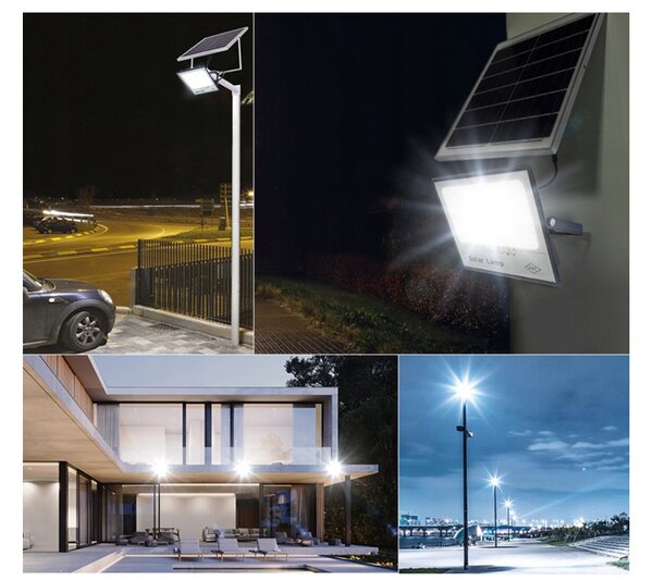 BERGE Solárne LED svietidlo DAKAR - 50W - PIR