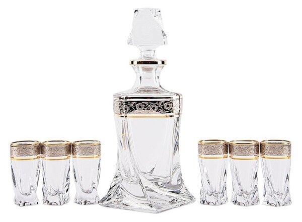BOHEMIA QUADRO GOLD-PLATINUM SADA NA VODKU 1+6 KS