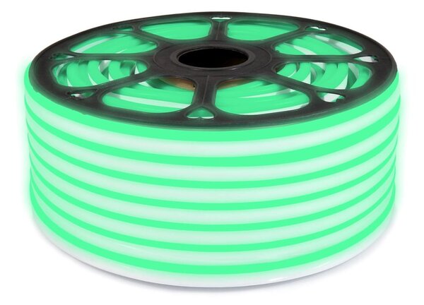 ECOLIGHT LED pásik NEON - 230V - 1m - 8W/m - IP68 - vodotesný - zelená