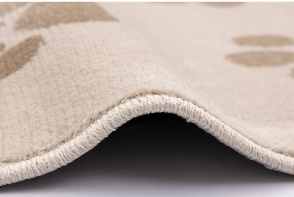 Béžový detský koberec ø133 cm Paws Light Beige – FD
