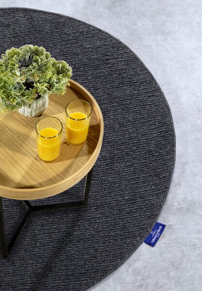 Villeroy & Boch , Kusový koberec 106051 Anthracite kruh, 160x160 (priemer) kruh, šedá, obývacia izba