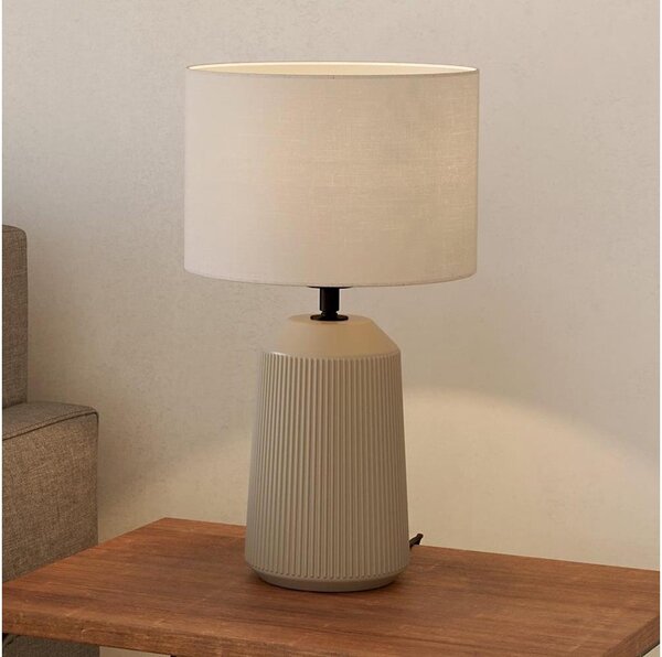 Eglo 900823 - Stolná lampa CAPALBIO 1xE27/40W/230V krémová