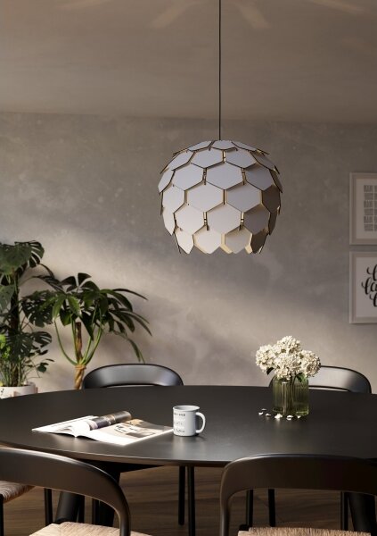 Eglo 900847 - Luster na lanku MATTANZA 1xE27/40W/230V