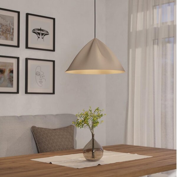 Eglo 900836 - Luster na lanku PODERE 1xE27/40W/230V krémová