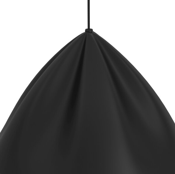 Eglo 900835 - Luster na lanku PODERE 1xE27/40W/230V čierna