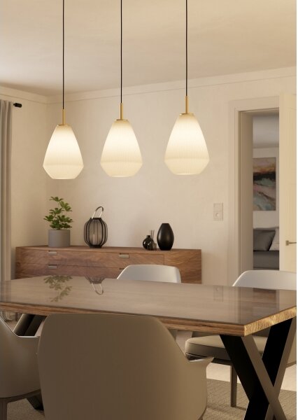 Eglo 900813 - Luster na lanku CAPRAROLA 3xE27/40W/230V