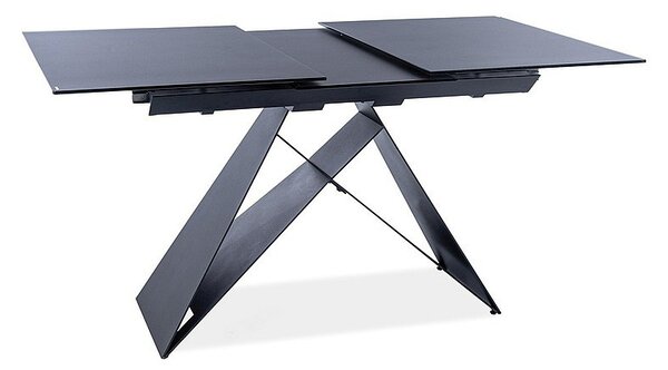 Rozkladací jedálenský stôl VIDOR 1 - 120x80, čierny