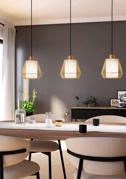 Eglo 900897 - Luster na lanku CIUDADELA 3xE27/40W/230V