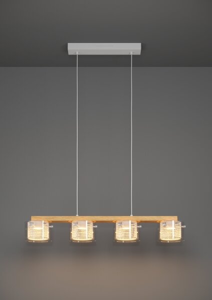 Eglo 900881 - LED RGBW Stmievateľný luster na lanku PORTICO-Z 4xLED/3,7W/230V