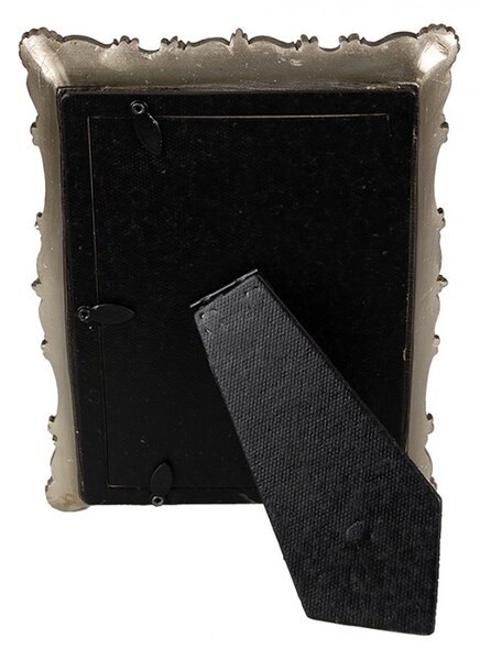 Modro-strieborný fotorámik Romania - 15*2*20 cm / 10*15cm - Clayre & Eef