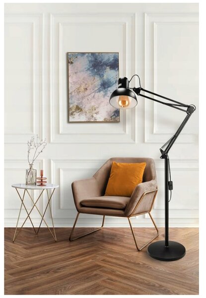 BERGE LED stojacia lampa E27 185cm - BERLIN