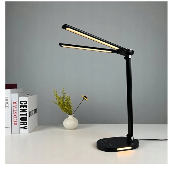 BERGE LED dvojitá stolná lampa 8W - BRUSEL