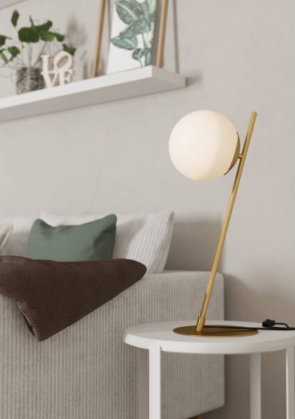 Eglo 900868 - Stolná lampa RONDO 1xE27/40W/230V